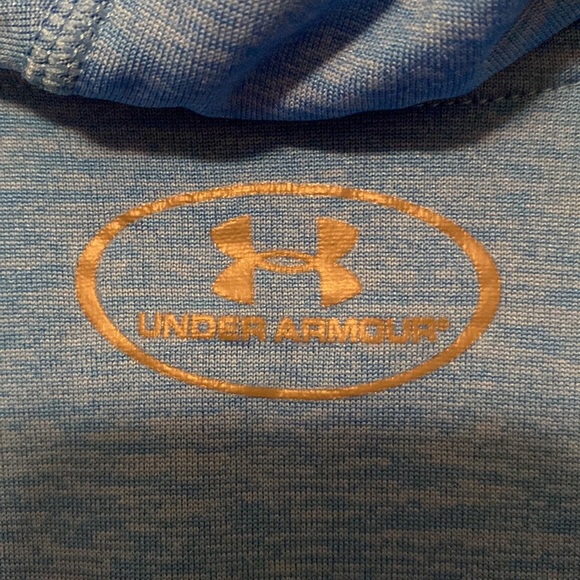 Under armour blue long sleeve hooded top 😍😍 - Picture 6 of 7